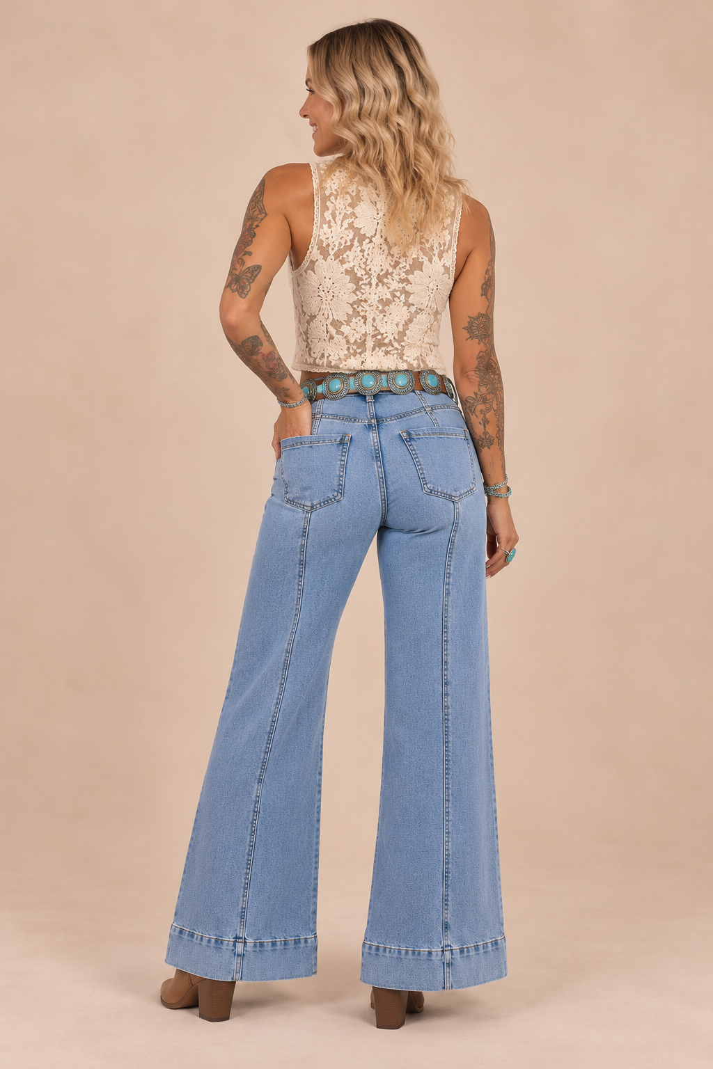 The Dakota Wide Leg Jeans