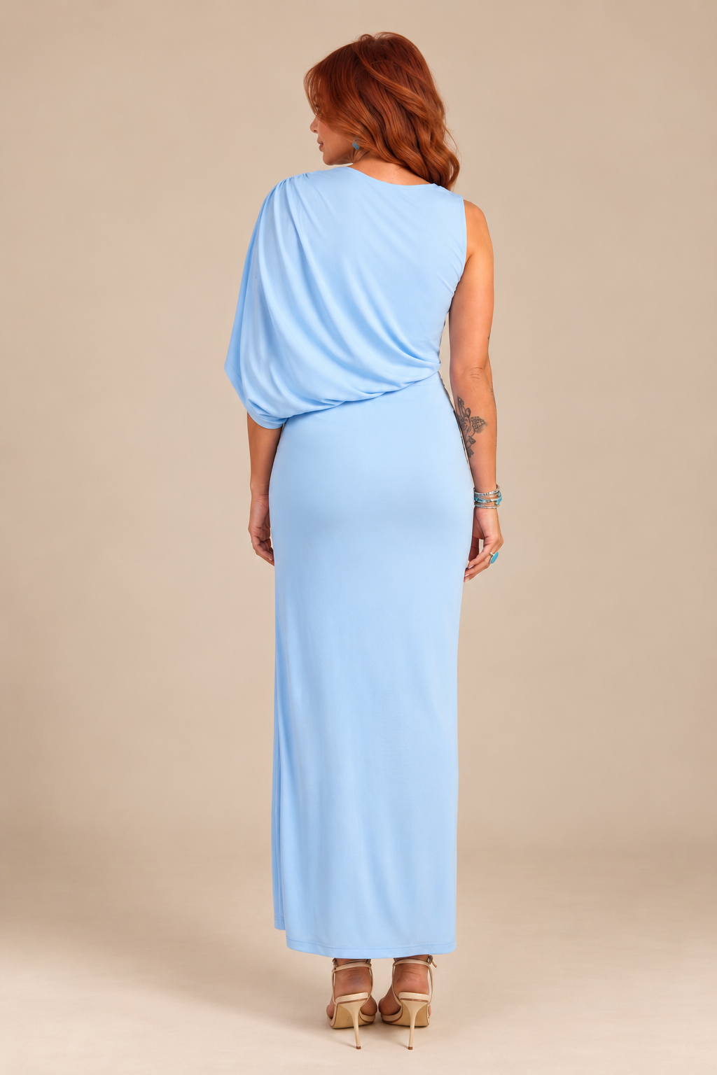 The Bluebell Cape Midi Dress