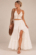 The Willow Ruffle Midi Skirt
