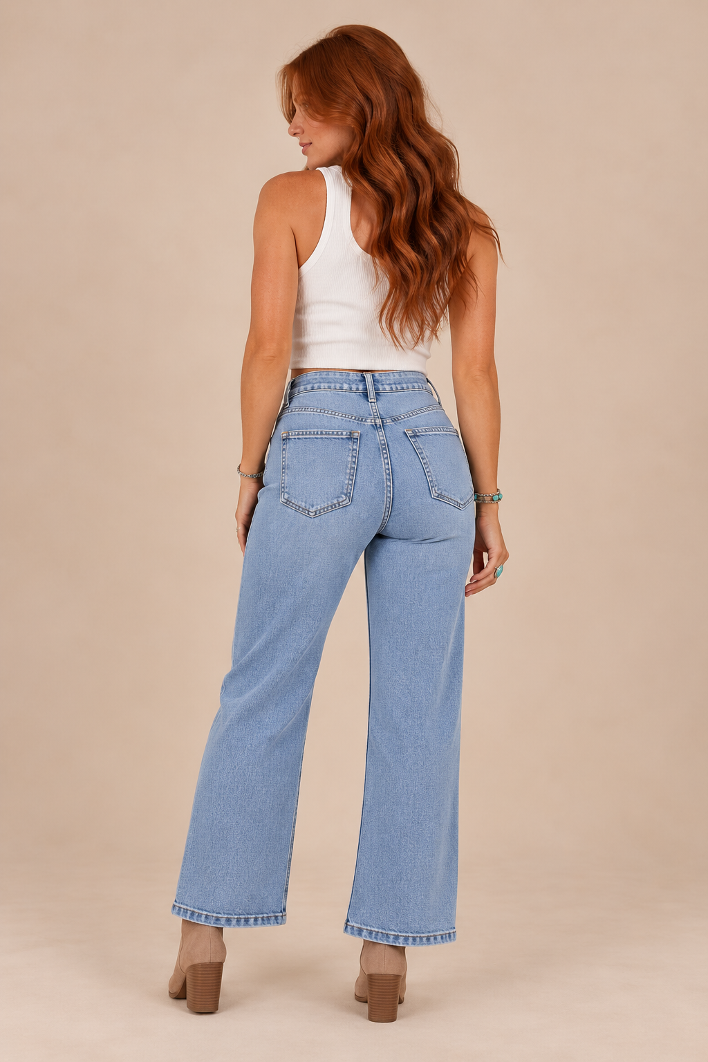 The Western Wide Leg Jeans